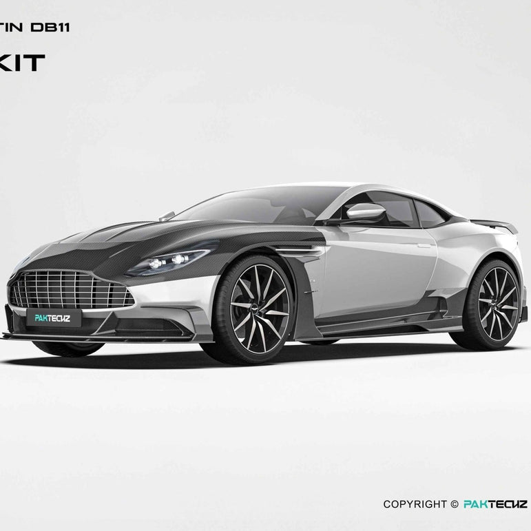 Aston Martin DB11 Paktechz Full Dry Carbon Aerodynamics kit Aftermarket Carbon Fiber Part / Bodykit - Robot Bodykits