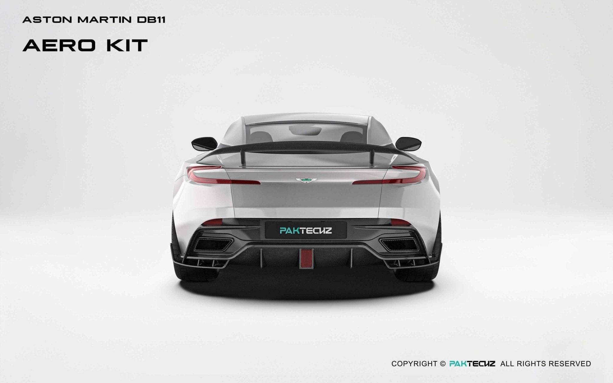 Aston Martin DB11 Paktechz Full Dry Carbon Aerodynamics kit Aftermarket Carbon Fiber Part / Bodykit - Robot Bodykits