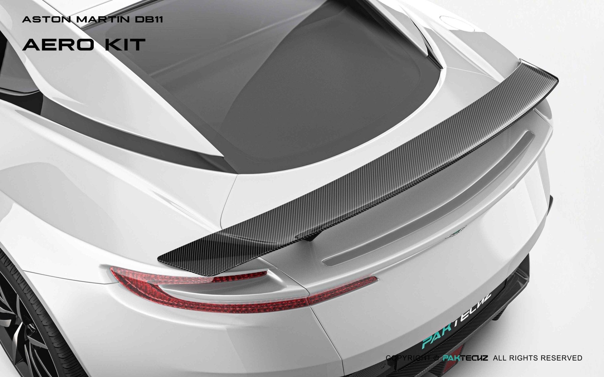 Aston Martin DB11 Paktechz Full Dry Carbon Aerodynamics kit Aftermarket Carbon Fiber Part / Bodykit - Robot Bodykits