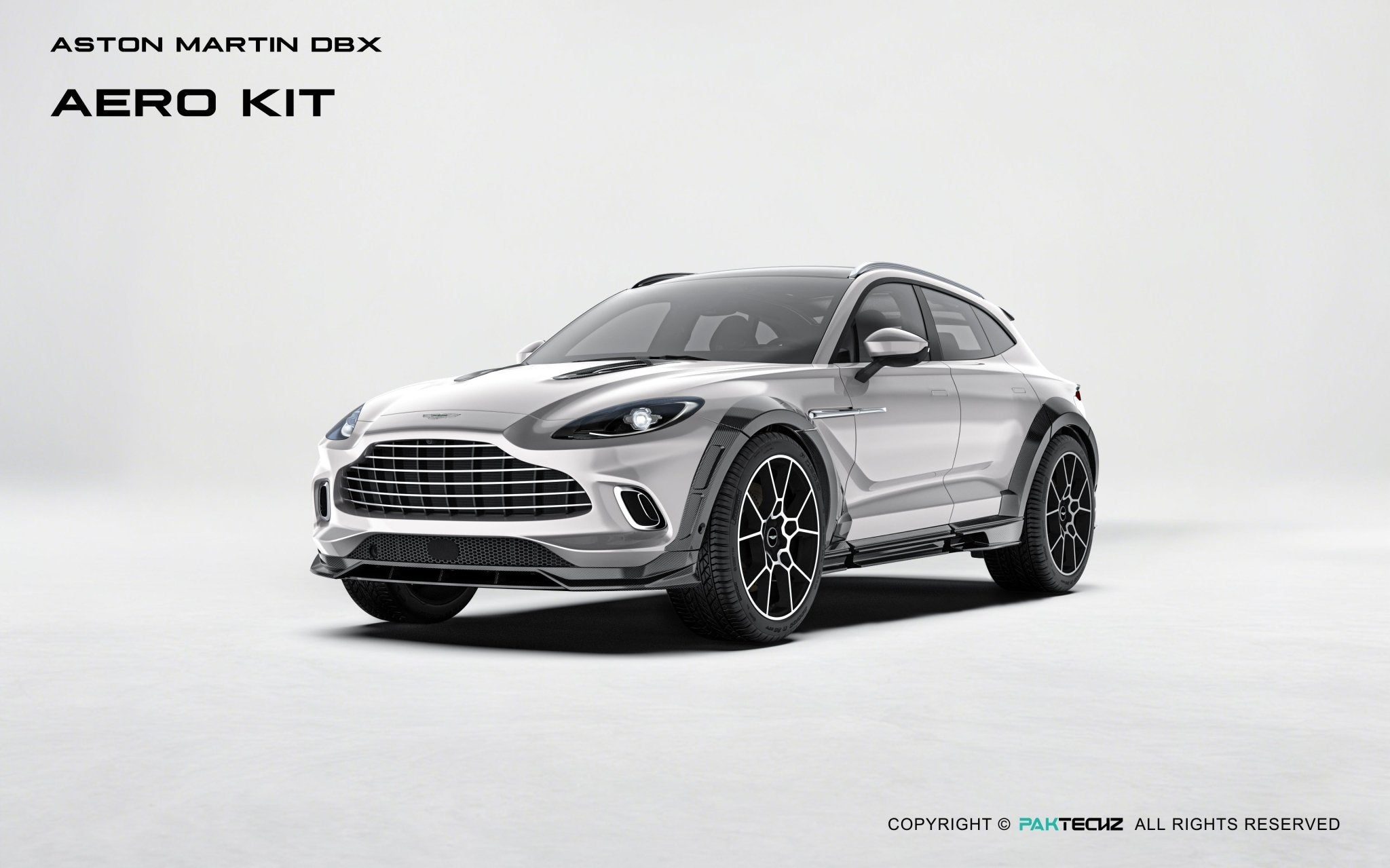 Aston Martin DBX Paktechz Full Dry Carbon Aerodynamics kit Aftermarket Carbon Fiber Part / Bodykit - Robot Bodykits