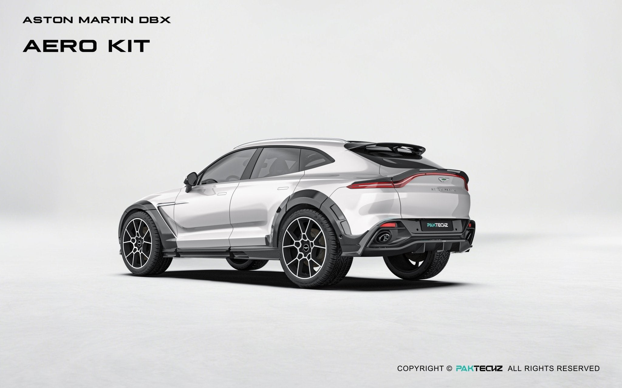 Aston Martin DBX Paktechz Full Dry Carbon Aerodynamics kit Aftermarket Carbon Fiber Part / Bodykit - Robot Bodykits