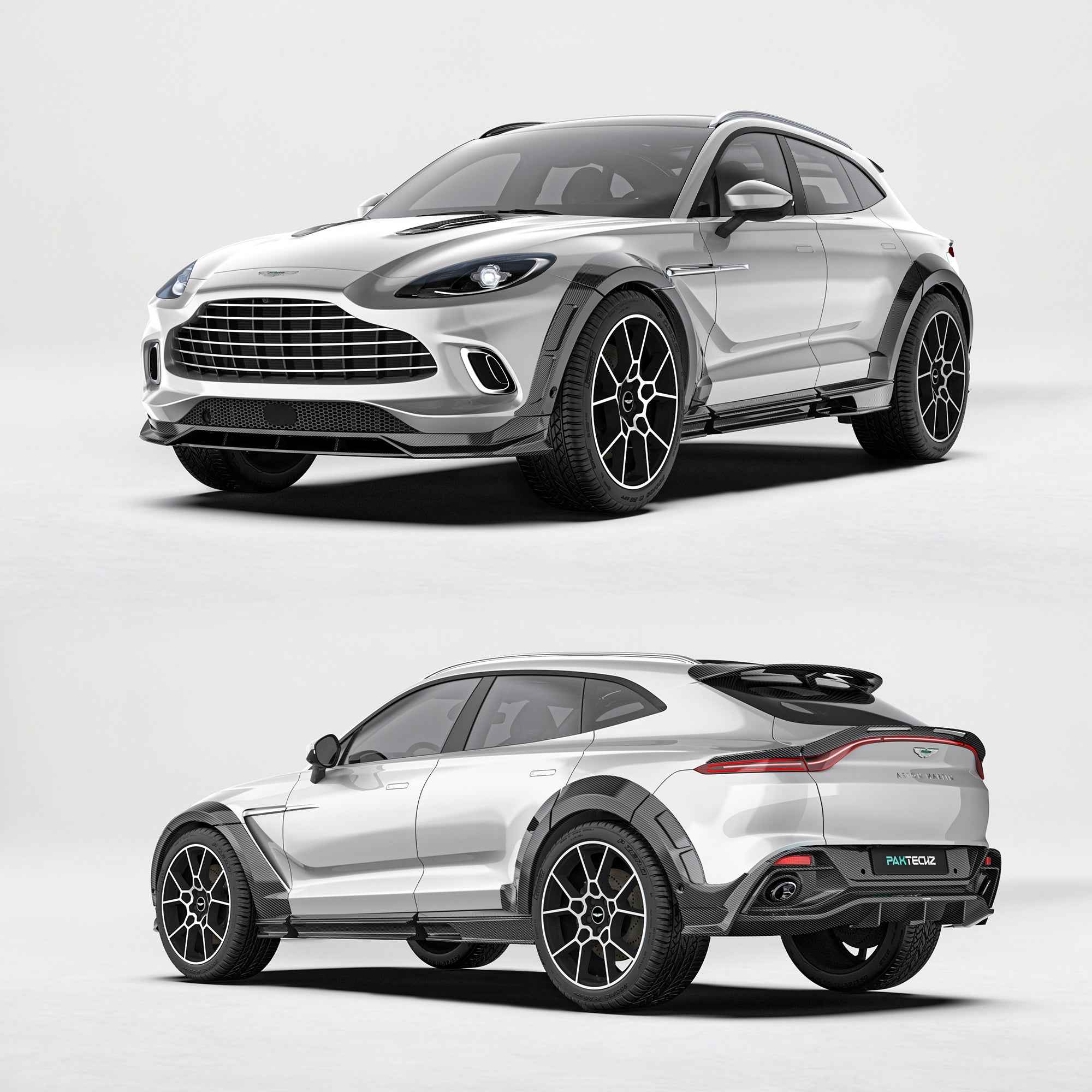 Aston Martin DBX Paktechz Full Dry Carbon Aerodynamics kit Aftermarket Carbon Fiber Part / Bodykit - Robot Bodykits