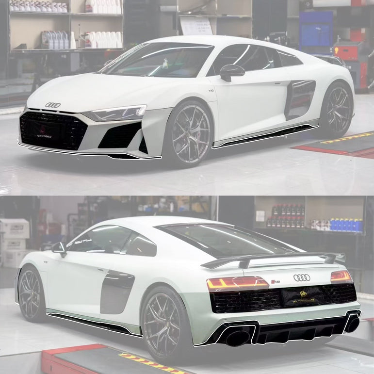 Audi R8 Gen 2 2016–2018 Pre - Facelift Upgrade to 2019–2024 Facelift Conversion Kit Aftermarket Carbon Fiber Part / Bodykit - Robot Bodykits