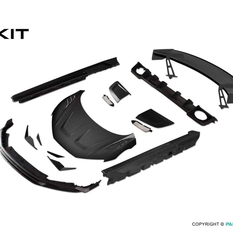 Audi R8 (Gen 2) Paktechz Full Dry Carbon Aerodynamics kit (2019 - 2023) Aftermarket Carbon Fiber Part / Bodykit - Robot Bodykits