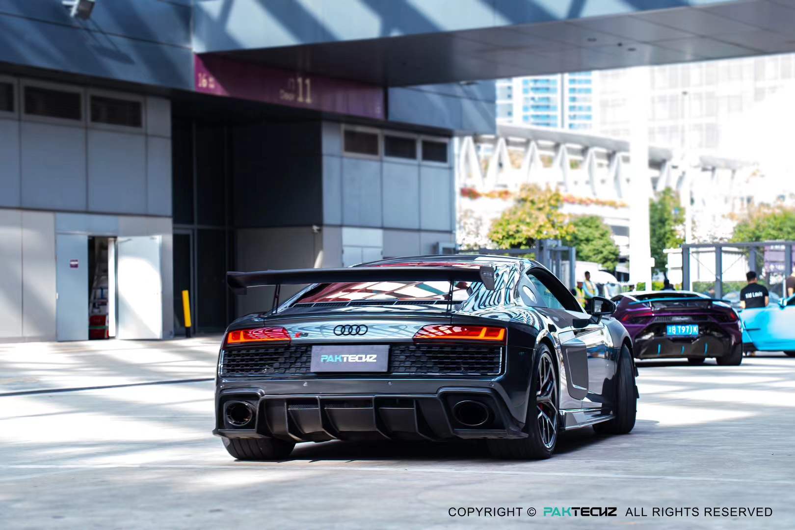 Audi R8 (Gen 2) Paktechz Full Dry Carbon Aerodynamics kit (2019 - 2023) Aftermarket Carbon Fiber Part / Bodykit - Robot Bodykits