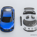 Audi R8 (Gen 2) Paktechz Full Dry Carbon (Prepreg) Bonnet (2016 - 2023) Aftermarket Carbon Fiber Part / Bodykit - Robot Bodykits