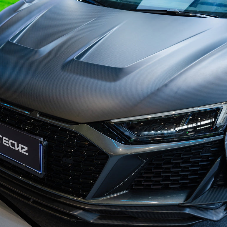 Audi R8 (Gen 2) Paktechz Full Dry Carbon (Prepreg) Bonnet (2016 - 2023) Aftermarket Carbon Fiber Part / Bodykit - Robot Bodykits
