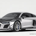 Audi R8 (Gen 2) Paktechz Full Dry Carbon (Prepreg) Bonnet (2016 - 2023) Aftermarket Carbon Fiber Part / Bodykit - Robot Bodykits