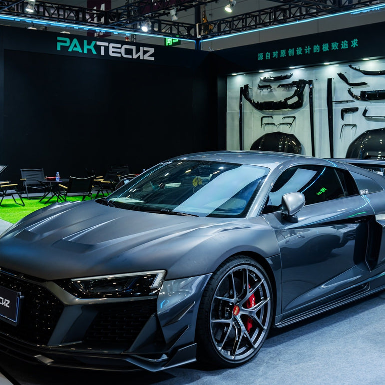 Audi R8 (Gen 2) Paktechz Full Dry Carbon (Prepreg) Bonnet (2016 - 2023) Aftermarket Carbon Fiber Part / Bodykit - Robot Bodykits