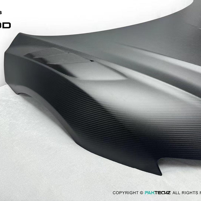 Audi R8 (Gen 2) Paktechz Full Dry Carbon (Prepreg) Bonnet (2016 - 2023) Aftermarket Carbon Fiber Part / Bodykit - Robot Bodykits