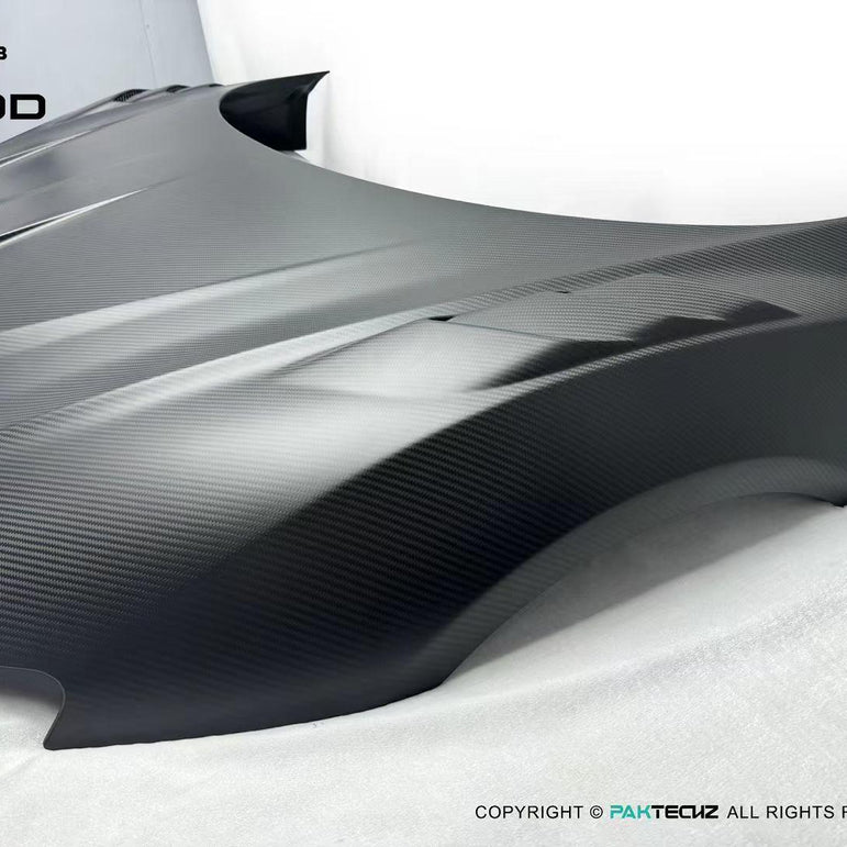 Audi R8 (Gen 2) Paktechz Full Dry Carbon (Prepreg) Bonnet (2016 - 2023) Aftermarket Carbon Fiber Part / Bodykit - Robot Bodykits