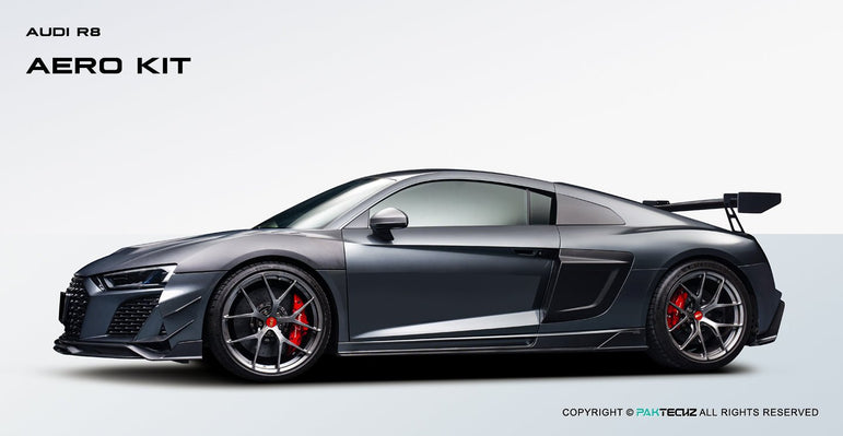 Audi R8 (Gen 2) Paktechz Full Dry Carbon (Prepreg) Bonnet (2016 - 2023) Aftermarket Carbon Fiber Part / Bodykit - Robot Bodykits