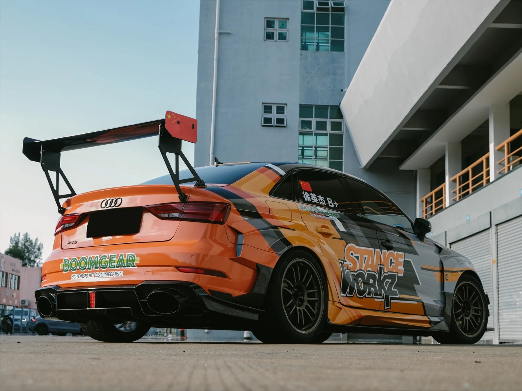 Audi RS3 8v EPR STANCEWORKZ Spec LM Widebody Kit (FRP / Carbon) Aftermarket Carbon Fiber Part / Bodykit - Robot Bodykits