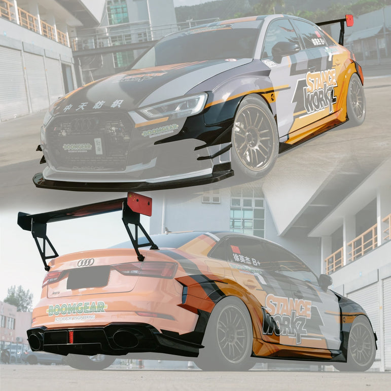 Audi RS3 8v EPR STANCEWORKZ Spec LM Widebody Kit (FRP / Carbon) Aftermarket Carbon Fiber Part / Bodykit - Robot Bodykits