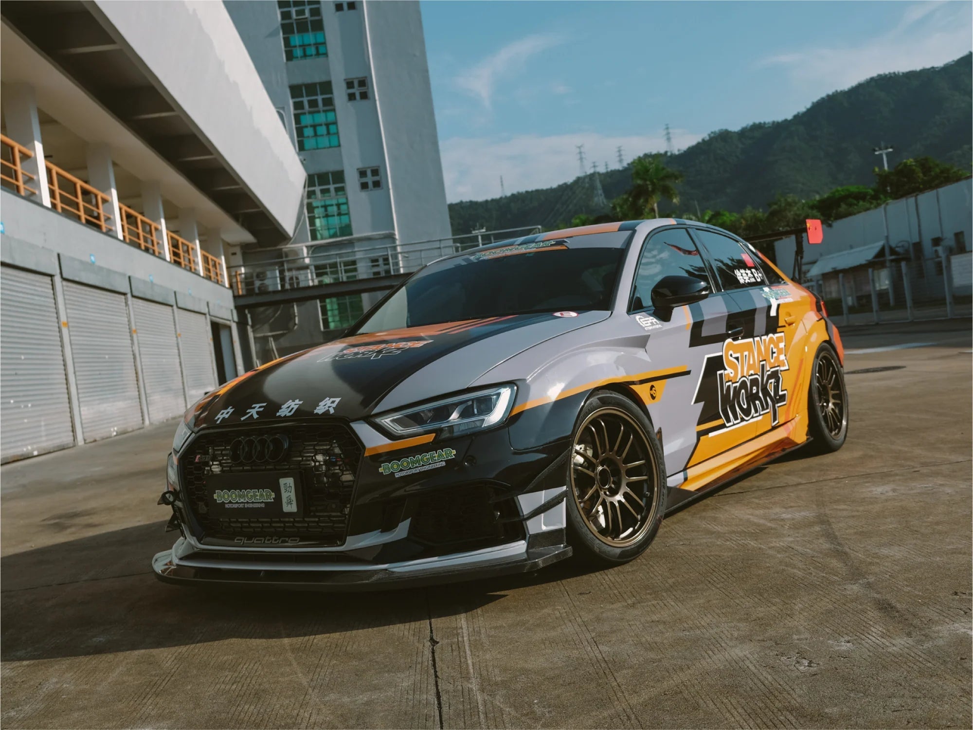 Audi RS3 8v EPR STANCEWORKZ Spec LM Widebody Kit (FRP / Carbon) Aftermarket Carbon Fiber Part / Bodykit - Robot Bodykits