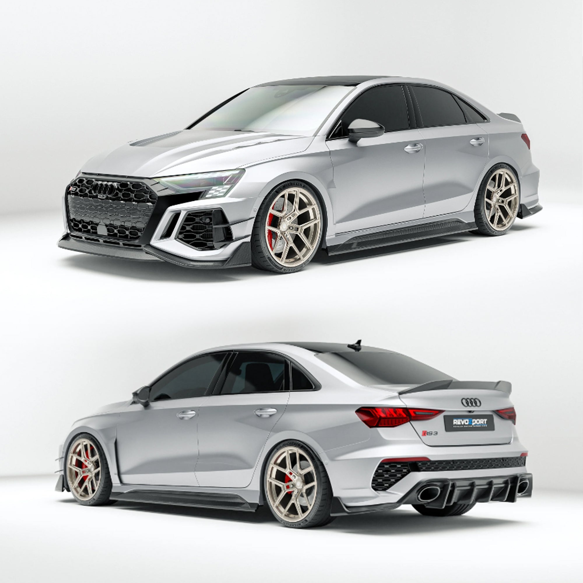 Audi RS3 8Y Limousine Carbon Fiber Bodykit Aftermarket Carbon Fiber Part / Bodykit - Robot Bodykits