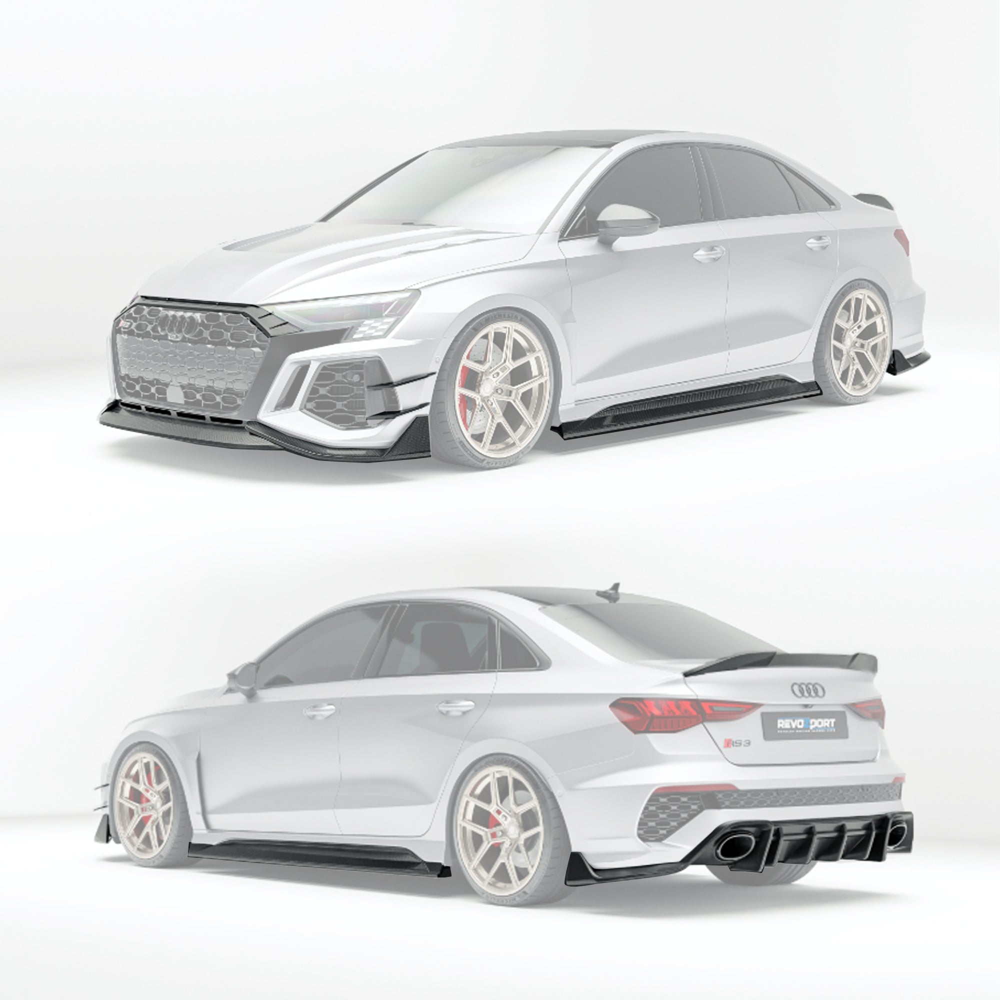 Audi RS3 8Y Limousine Carbon Fiber Bodykit Aftermarket Carbon Fiber Part / Bodykit - Robot Bodykits