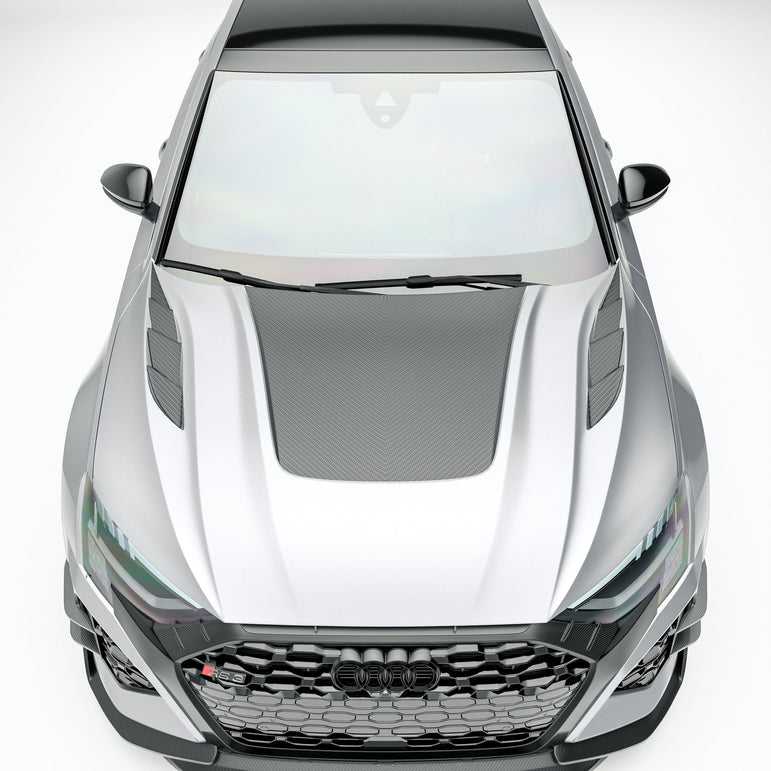 Audi RS3 8Y Limousine Carbon Fiber Hood Aftermarket Carbon Fiber Part / Bodykit - Robot Bodykits