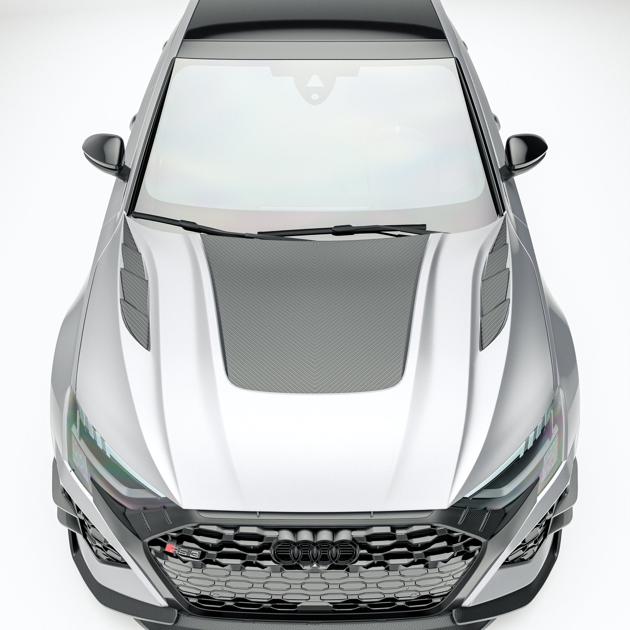 Audi RS3 8Y Limousine Carbon Fiber Hood Aftermarket Carbon Fiber Part / Bodykit - Robot Bodykits