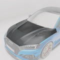 Audi RS5 B9.5 Facelift Sportback Carbon Fiber Bonnet Aftermarket Carbon Fiber Part / Bodykit - Robot Bodykits