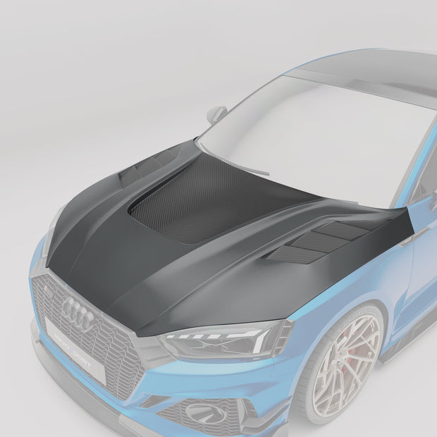 Audi RS5 B9.5 Facelift Sportback Carbon Fiber Bonnet Aftermarket Carbon Fiber Part / Bodykit - Robot Bodykits