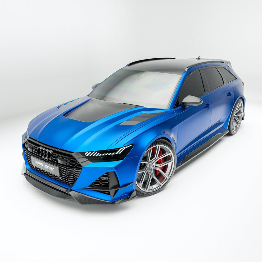 Audi RS6 C8 Carbon Fiber Hood Aftermarket Carbon Fiber Part / Bodykit - Robot Bodykits