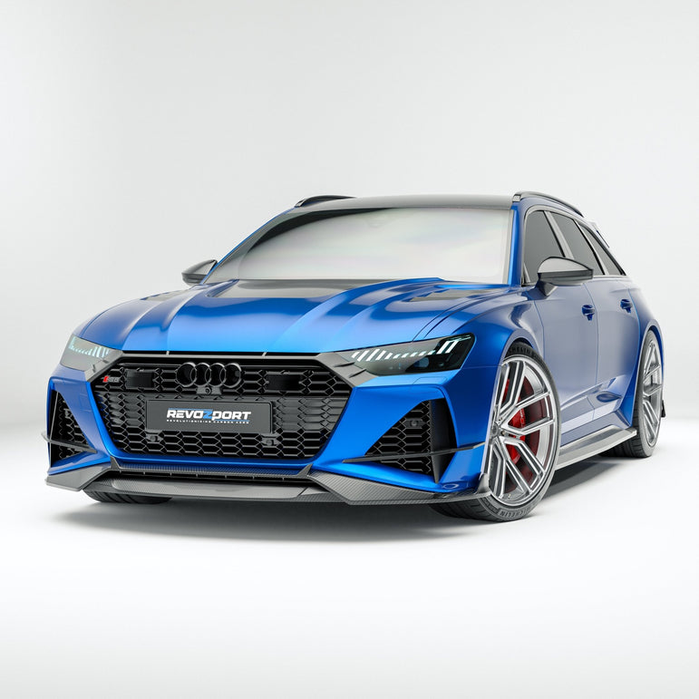Audi RS6 C8 Carbon Fiber Hood Aftermarket Carbon Fiber Part / Bodykit - Robot Bodykits