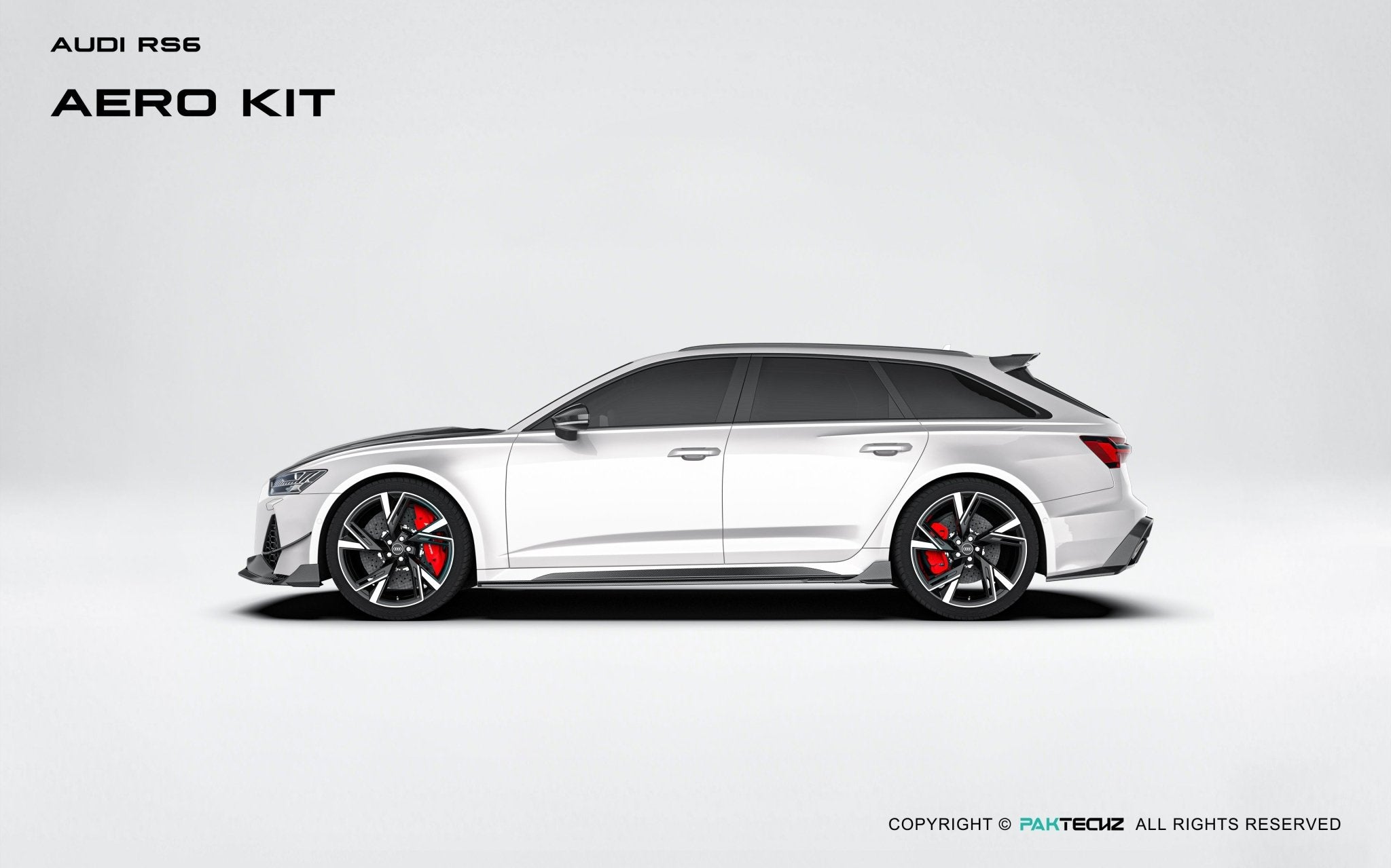 Audi RS6 C8 Paktechz Full Dry Carbon Aerodynamics kit Aftermarket Carbon Fiber Part / Bodykit - Robot Bodykits