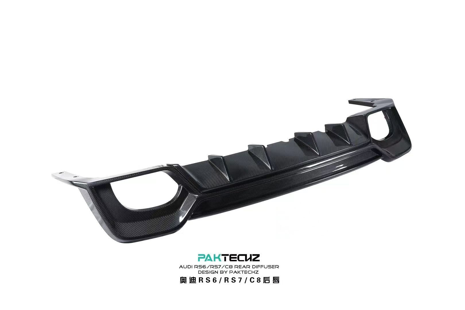 Audi RS6 C8 Paktechz Full Dry Carbon Aerodynamics kit Aftermarket Carbon Fiber Part / Bodykit - Robot Bodykits