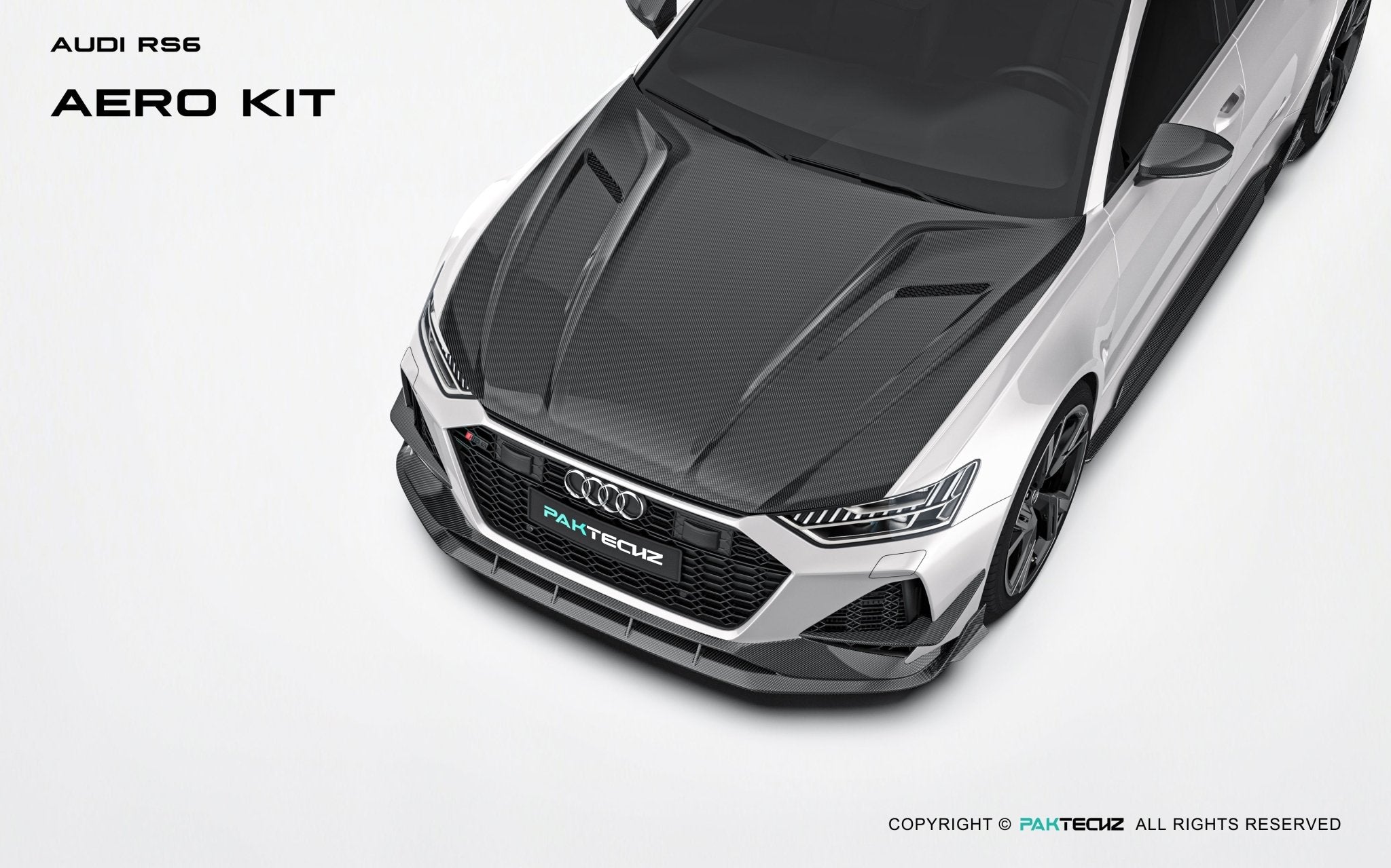 Audi RS6 C8 Paktechz Full Dry Carbon Aerodynamics kit Aftermarket Carbon Fiber Part / Bodykit - Robot Bodykits
