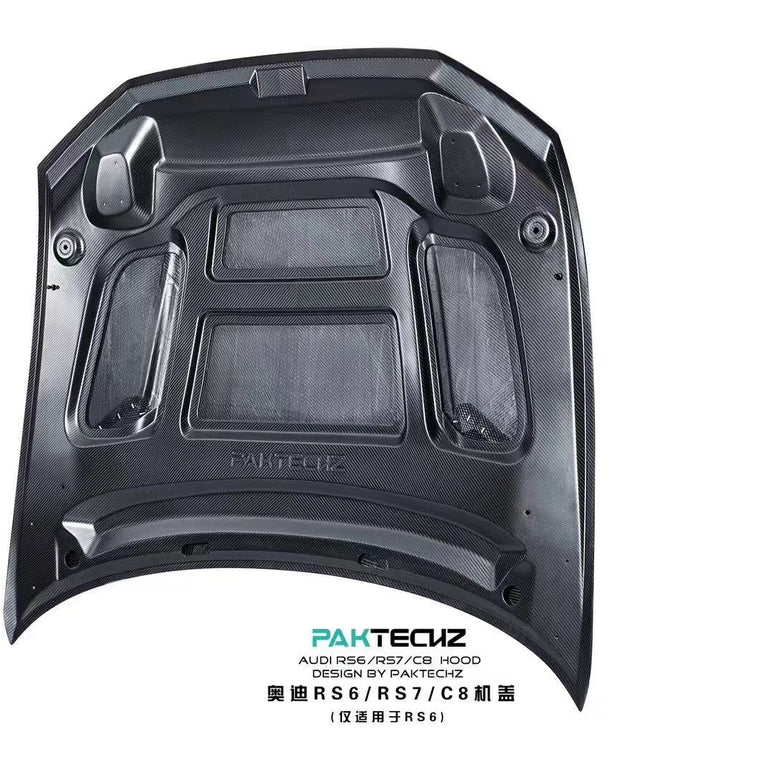 Audi RS6 C8 Paktechz Full Dry Carbon Aerodynamics kit Aftermarket Carbon Fiber Part / Bodykit - Robot Bodykits