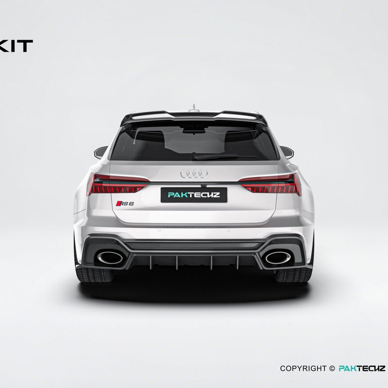 Audi RS6 C8 Paktechz Full Dry Carbon Aerodynamics kit Aftermarket Carbon Fiber Part / Bodykit - Robot Bodykits
