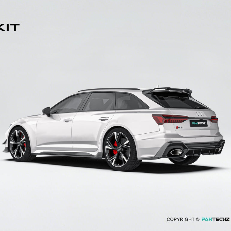 Audi RS6 C8 Paktechz Full Dry Carbon Aerodynamics kit Aftermarket Carbon Fiber Part / Bodykit - Robot Bodykits