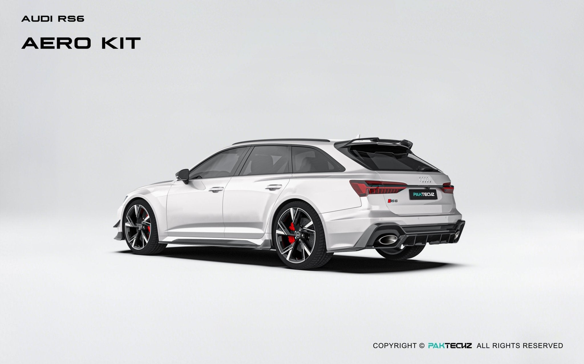 Audi RS6 C8 Paktechz Full Dry Carbon Aerodynamics kit Aftermarket Carbon Fiber Part / Bodykit - Robot Bodykits