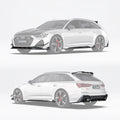 Audi RS6 C8 Paktechz Full Dry Carbon Aerodynamics kit Aftermarket Carbon Fiber Part / Bodykit - Robot Bodykits