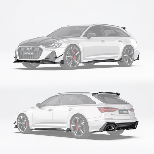 Audi RS6 C8 Paktechz Full Dry Carbon Aerodynamics kit Aftermarket Carbon Fiber Part / Bodykit - Robot Bodykits