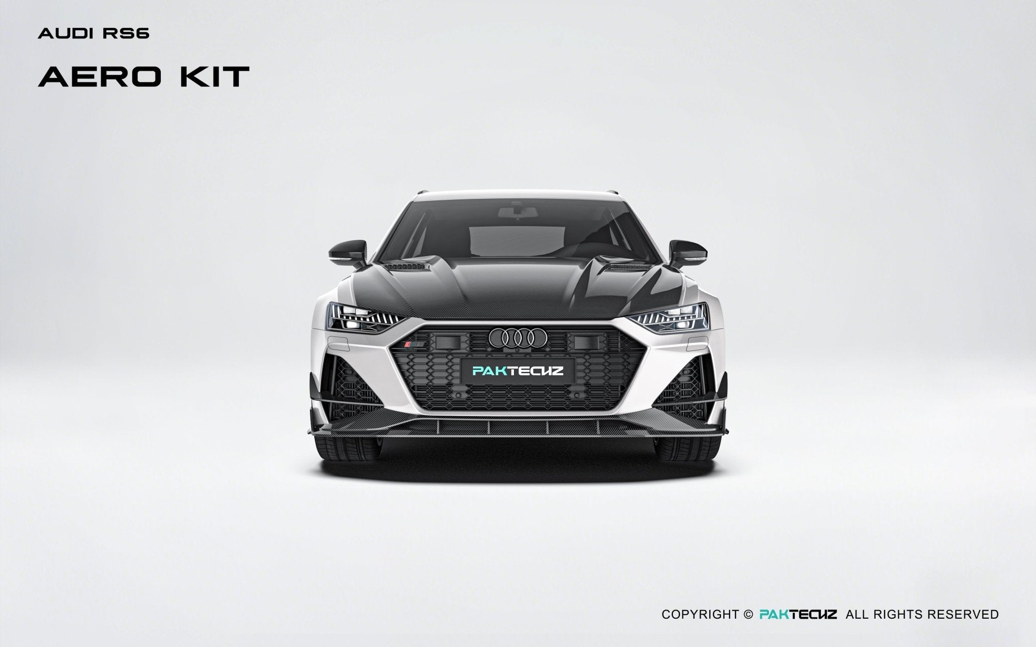 Audi RS6 C8 Paktechz Full Dry Carbon Aerodynamics kit Aftermarket Carbon Fiber Part / Bodykit - Robot Bodykits