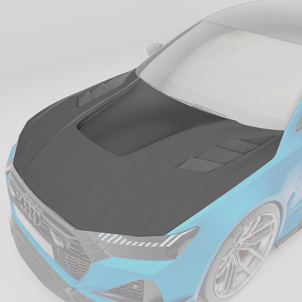 Audi RS7 C8 Carbon Fiber Hood Aftermarket Carbon Fiber Part / Bodykit - Robot Bodykits