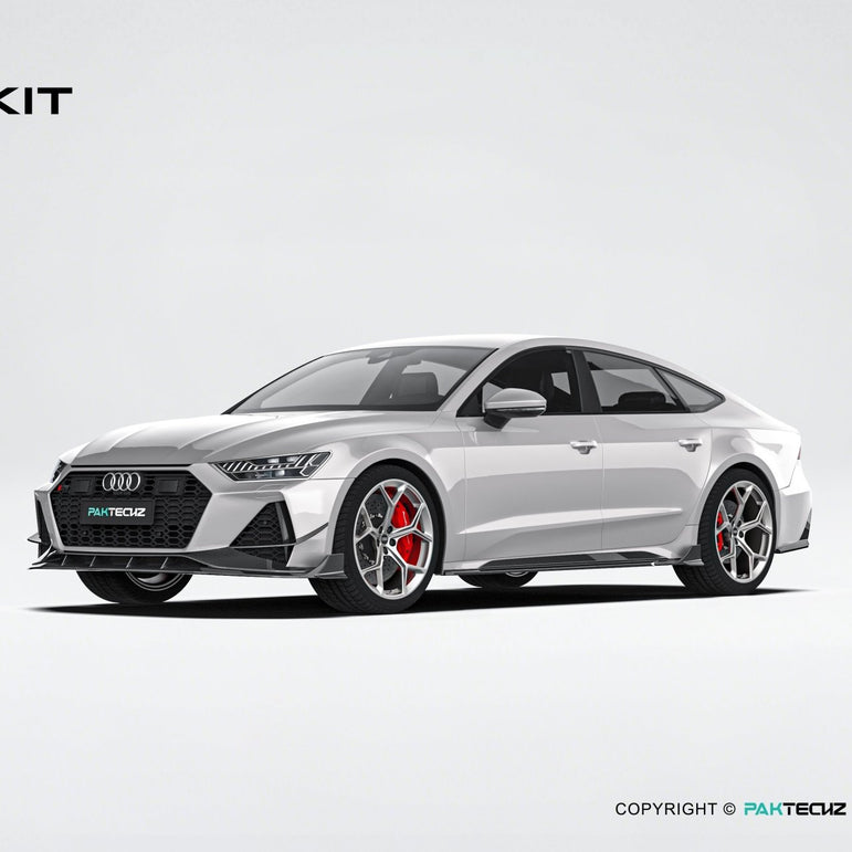 Audi RS7 C8 Paktechz Full Dry Carbon Aerodynamics kit Aftermarket Carbon Fiber Part / Bodykit - Robot Bodykits