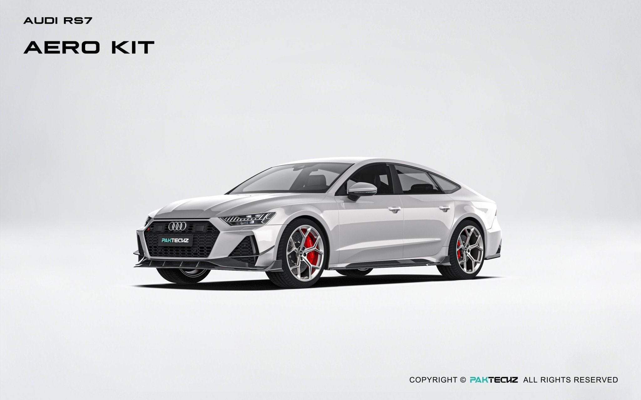 Audi RS7 C8 Paktechz Full Dry Carbon Aerodynamics kit Aftermarket Carbon Fiber Part / Bodykit - Robot Bodykits