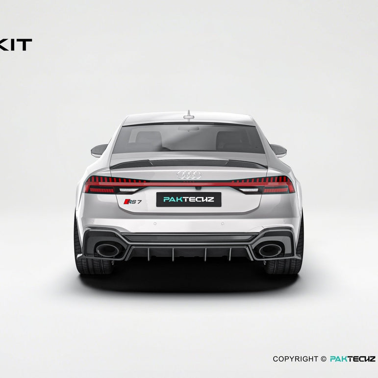 Audi RS7 C8 Paktechz Full Dry Carbon Aerodynamics kit Aftermarket Carbon Fiber Part / Bodykit - Robot Bodykits