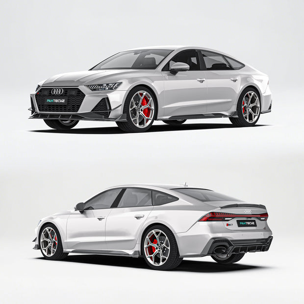 Audi RS7 C8 Paktechz Full Dry Carbon Aerodynamics kit Aftermarket Carbon Fiber Part / Bodykit - Robot Bodykits