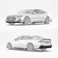 Audi RS7 C8 Paktechz Full Dry Carbon Aerodynamics kit Aftermarket Carbon Fiber Part / Bodykit - Robot Bodykits