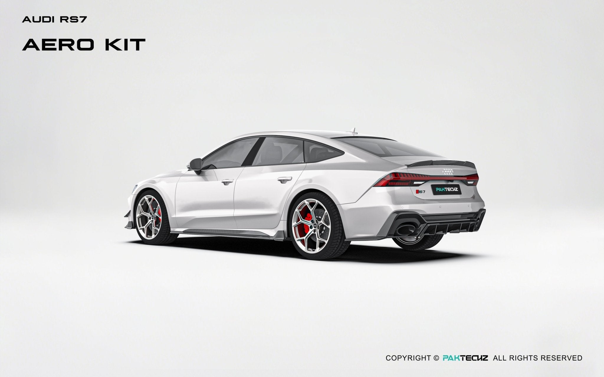 Audi RS7 C8 Paktechz Full Dry Carbon Aerodynamics kit Aftermarket Carbon Fiber Part / Bodykit - Robot Bodykits