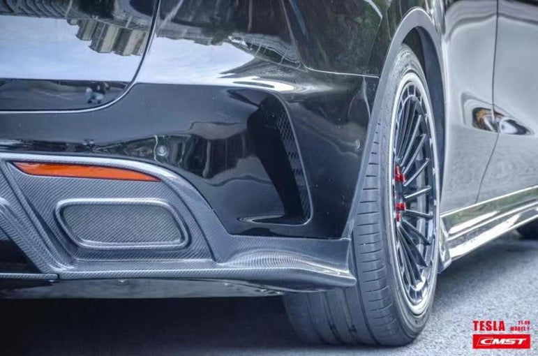 CMST Tuning Carbon Fiber Rear Bumper ver.1 for Tesla Model Y - Robot Bodykits