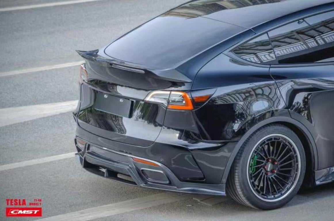CMST Tuning Carbon Fiber Rear Bumper ver.1 for Tesla Model Y - Robot Bodykits