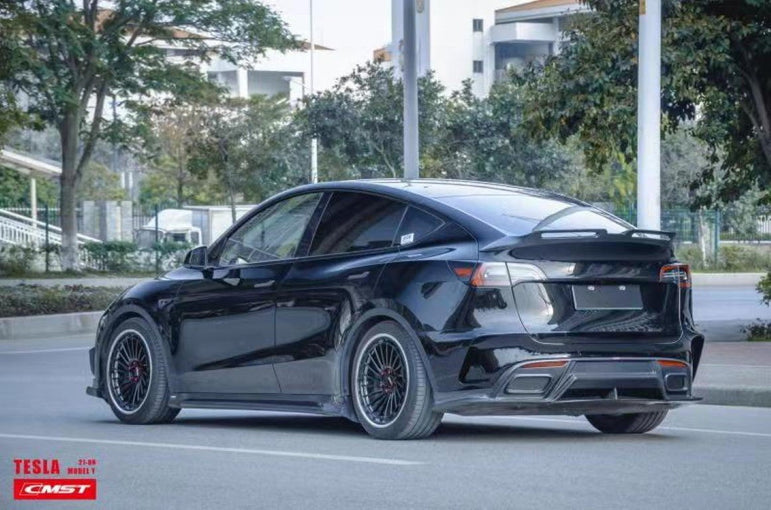 CMST Tuning Carbon Fiber Rear Bumper ver.1 for Tesla Model Y - Robot Bodykits