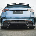 CMST Tuning Carbon Fiber Rear Bumper ver.1 for Tesla Model Y - Robot Bodykits