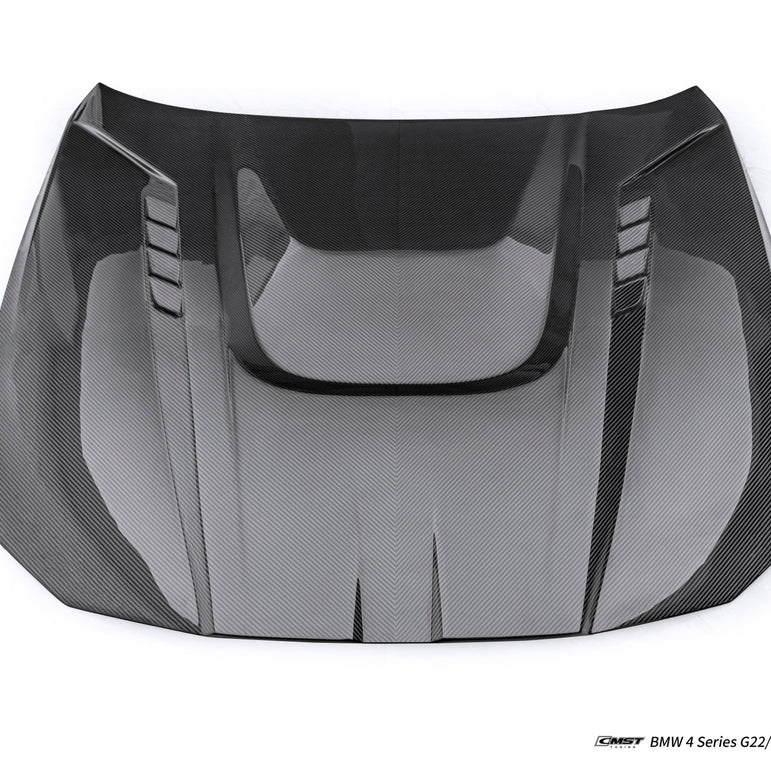 BMW 4 Series G22 / G23 (2021–2025) — CMST Carbon Fibre Front Bumper, Lip Grill & Bonnet Aftermarket Carbon Fiber Part / Bodykit - Robot Bodykits