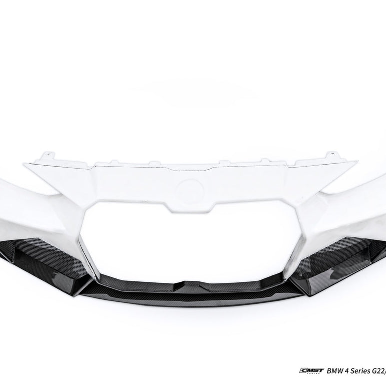 BMW 4 Series G22 / G23 (2021–2025) — CMST Carbon Fibre Front Bumper, Lip Grill & Bonnet Aftermarket Carbon Fiber Part / Bodykit - Robot Bodykits